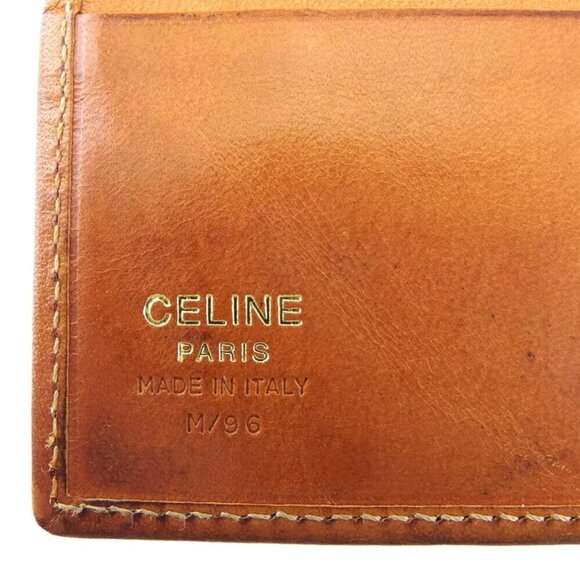 Celine Bi -fold Wallet Macadam Beige PVC x Leather Authentic USED - Picture 10 of 10